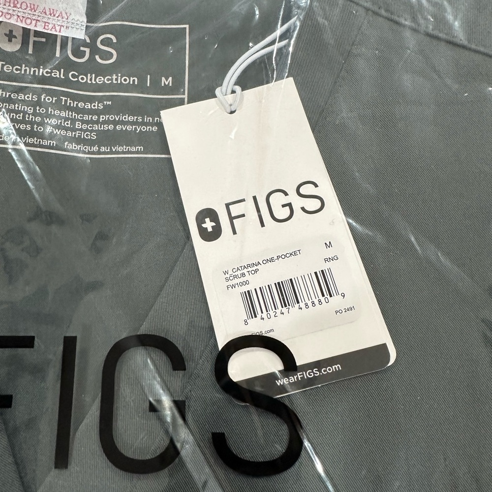 Figs Scrub Catarina One Top - Bonsai BNWT
